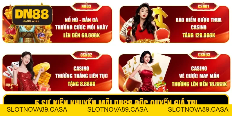 Khuyến Mãi DN88 - Tặng Thưởng Ưu Đãi Vàng Hot Nhất 2026