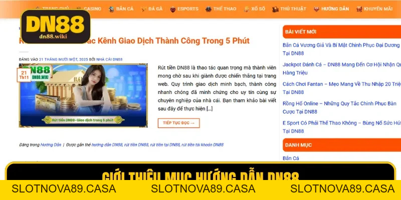 Hướng Dẫn DN88 - Cẩm Nang Tham Gia Cá Cược Hiệu Quả